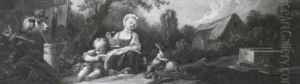 Scene Pastorale by Jean Baptiste Huet