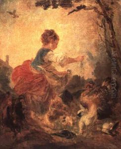 La Jeune Fermiere & La Bergere by Jean Baptiste Huet