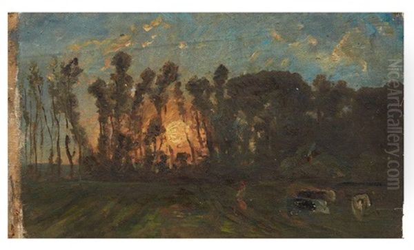 La Foret Au Crepuscule - view 1