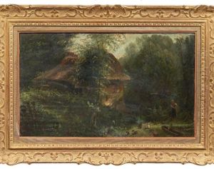 Vieux Moulin A Villers by Paul Huet