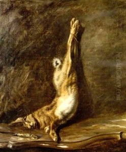 Nature Morte Au Trophee De Chasse by Paul Huet