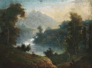 Gebirgssee In Den Franzosichen Alpen