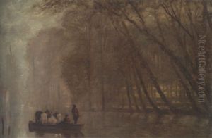Le Bois De La Haye by Paul Huet