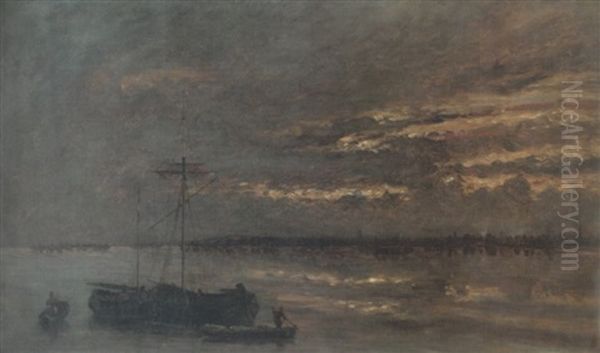 Vue De La Meuse A Dordrecht, Hollande - view 1