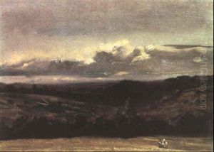 Paysage De L'ile-de-france by Paul Huet