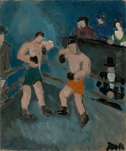 "boxeurs" by Helmut vom (Kolle) Huegel