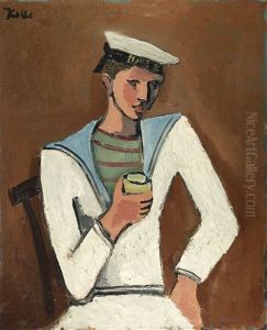 Jeune Homme En Tenue De Marin (der Seemann) by Helmut vom (Kolle) Huegel