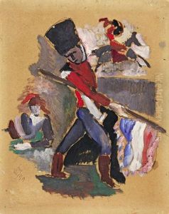 Le Porte-drapeau by Helmut vom (Kolle) Huegel