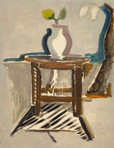 Stilleben - Vase Auf Einem Tisch by Helmut vom (Kolle) Huegel