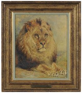 Recumbent Lion by William Huggins
