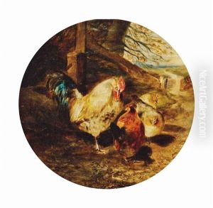 Rooster And Hens: Two Works by William Huggins