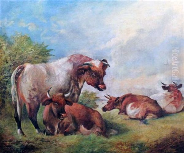 Cattle In A Landscape - view 1