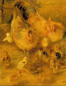 A Family Of Chickens A Family Of Chickens