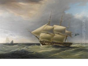 H.m.s. Isis In Still Breeze