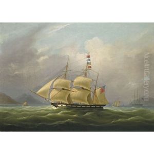 The Barque "sylph", Beloging To Mr. Alexander Robertson Off The Macao, China