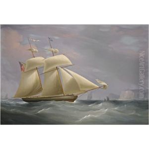 The Topsail Schooner "amy Stockdale" Off Dover