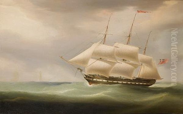 Lady Macnaghten Off The Eddystone Lighthouse - view 1