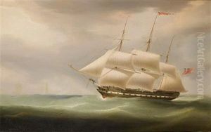 "lady Macnaghten", Captn. Wm. Faith, Off The Eddystone Lighthouse, May