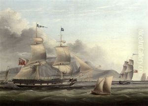 The Snow Brig "arethusa" Off Cape Town