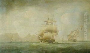 Men O'war And Other Shipping In Table Bay