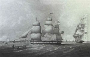 Three Masted Ship Of The Line, 'juno'