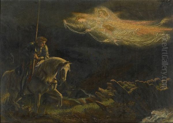 Study For Sir Galahad - The Quest For The Holy Grail - view 1