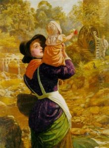 Home From The Market by Arthur Hughes