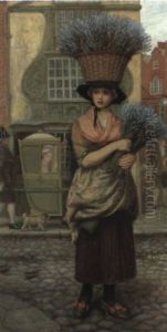 Sweet Lavender by Arthur Hughes