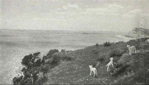 Sussex Cliff by Arthur Hughes
