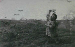 The Crow-scarer by Arthur Hughes