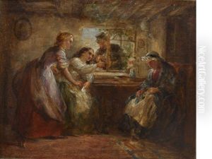 Study For The Secret Letter by Edward Hughes