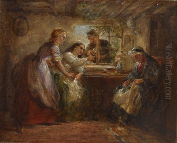 Study For The Secret Letter - view 1