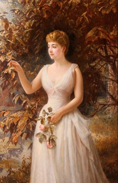 A Debutante With Roses - view 1