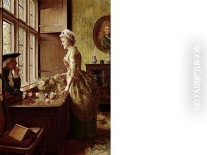 A Suitor At The Window by Edwin Hughes