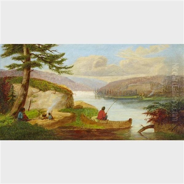Scene On Ottawa River, Near Lake Of Two Mountains, Back Of Montreal - view 1