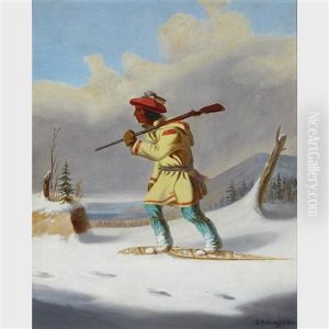 Huron On Snowshoes