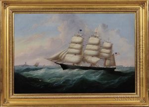 Portrait Of The Vessel Mary O'brien Of Thomaston, Maine