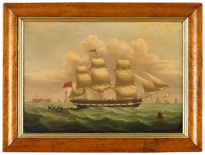British Clipper Ship In The Port Of Liverpool