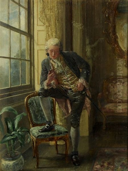 Gentleman Standing By A Window - view 1