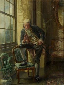 Gentleman Standing By A Window Gentleman Standing By A Window