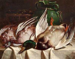 Nature Morte Med Vildt by William Hughes
