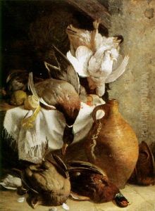 Stilleben Med Faglar by William Hughes