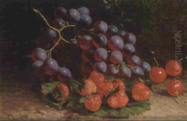 Still Life With Strawberries And Grapes - view 1