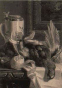 Still Life With Game And A Lemon by William Hughes