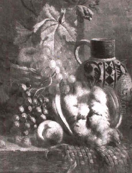 Still Life With Fruit And A Partridge On A Ledge - view 1