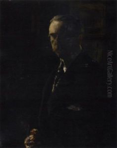 Portrait Of A Gentleman by Georges-Victor Hugo