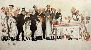 Surgical Caricatures by Adrien Barrere
