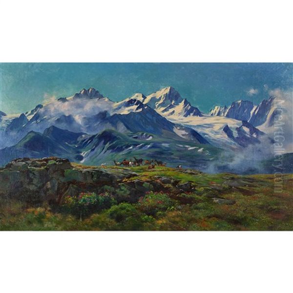 Blick Auf Das Mont-blanc-massiv - view 1