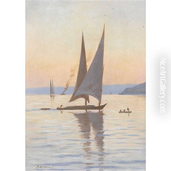 Barque Sur Le Leman - view 1