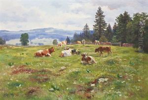 Troupeau De Vaches Dans Le Jura Troupeau De Vaches Dans Le Jura